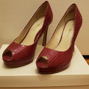 Anne Klein Peep Toe Heels